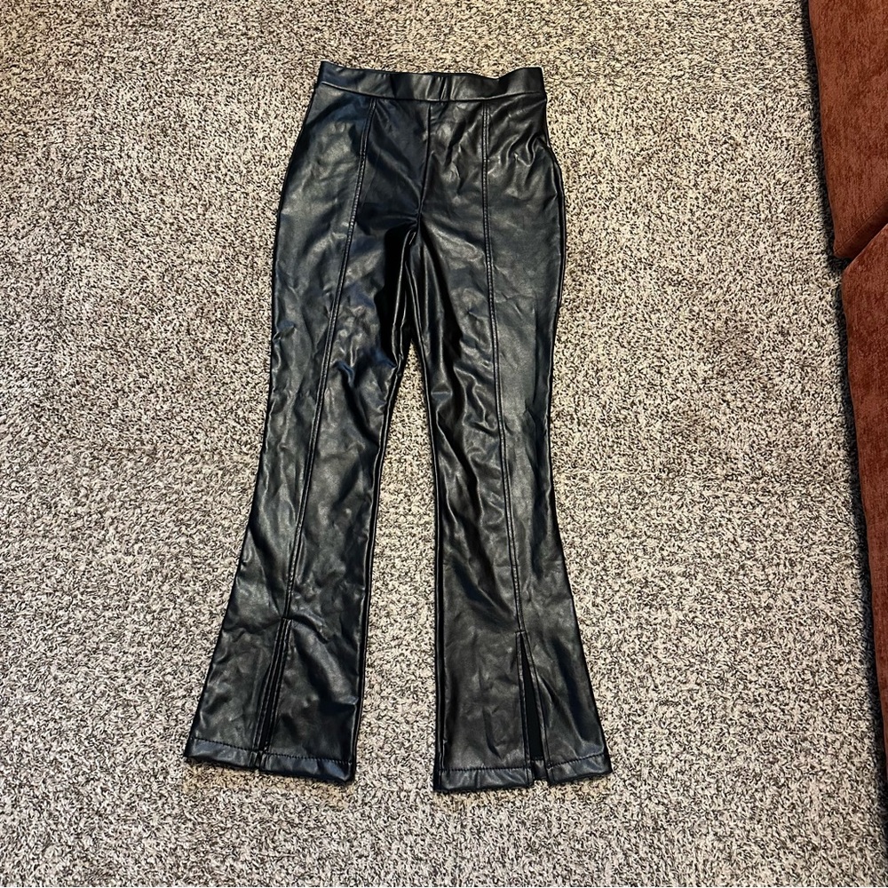 Wild Fable Black Faux Leather Pants